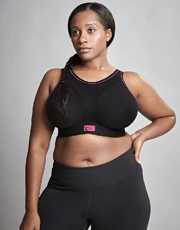 Royce Impact Free Sports Bra Black/Pink