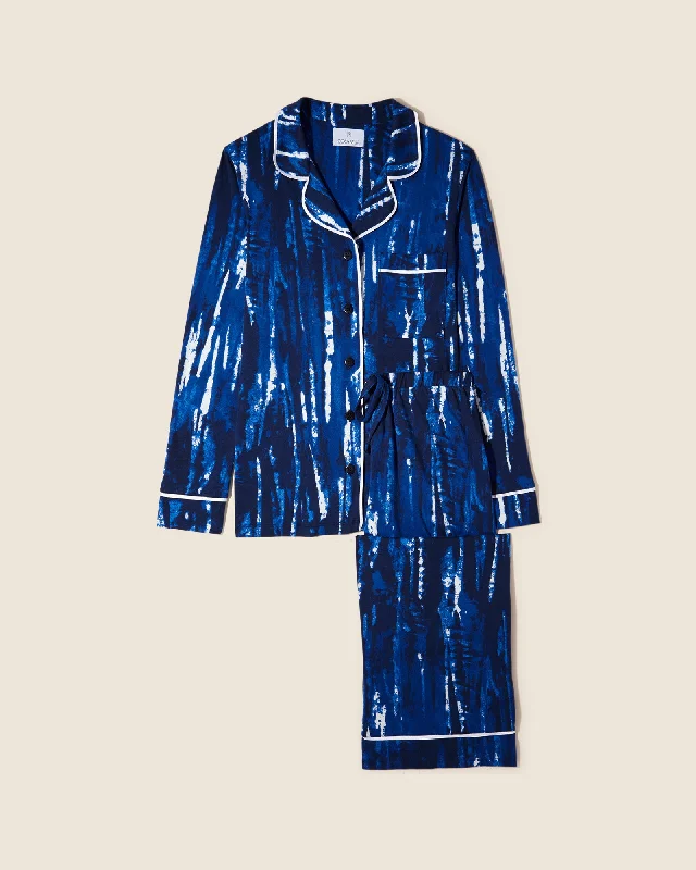 Conjunto De Pijama Petite Con Camisa De Manga Larga Y Pantalones