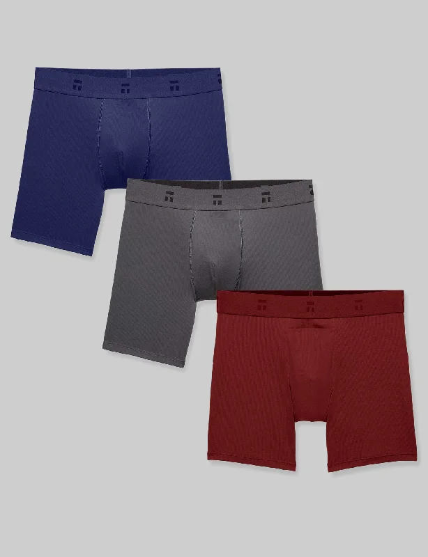 Air Mid-Length Boxer Brief 6" (3-Pack)